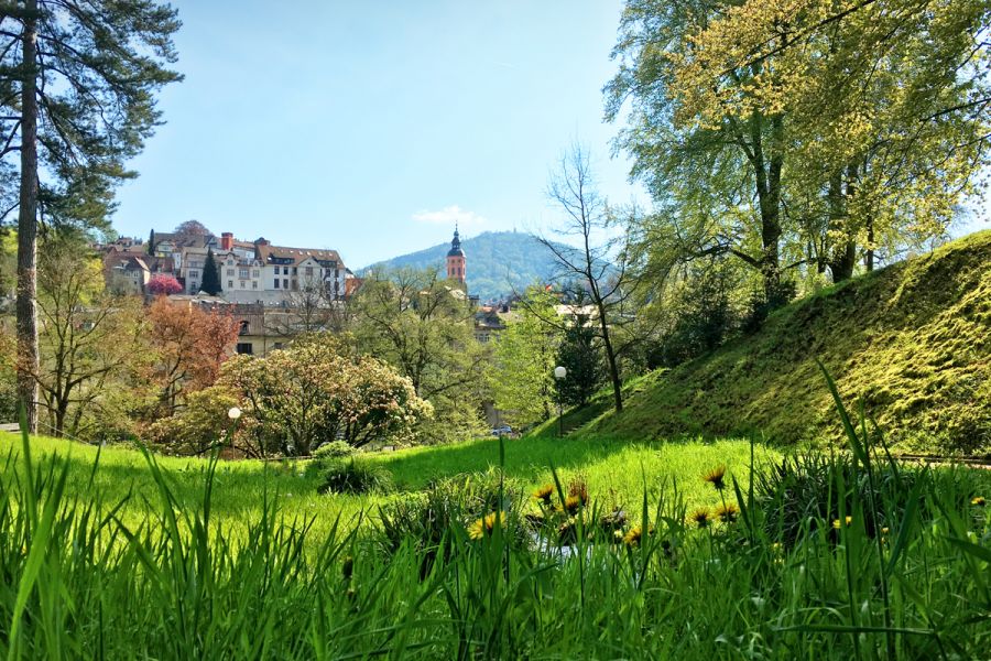 Blick vom Grünen auf Baden-Baden