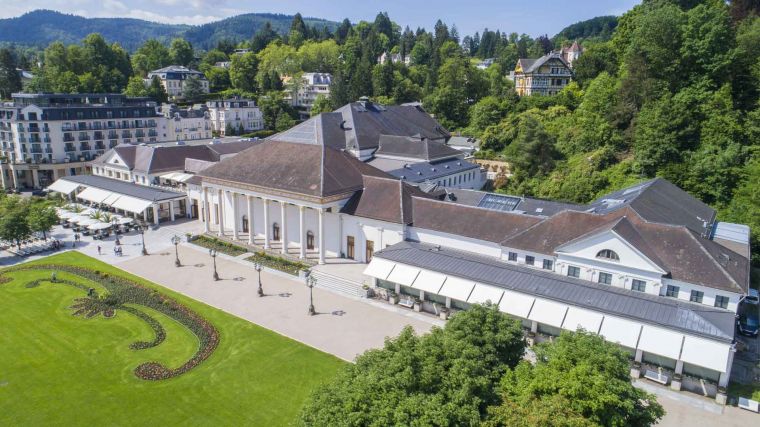Kurhaus Baden-Baden von oben