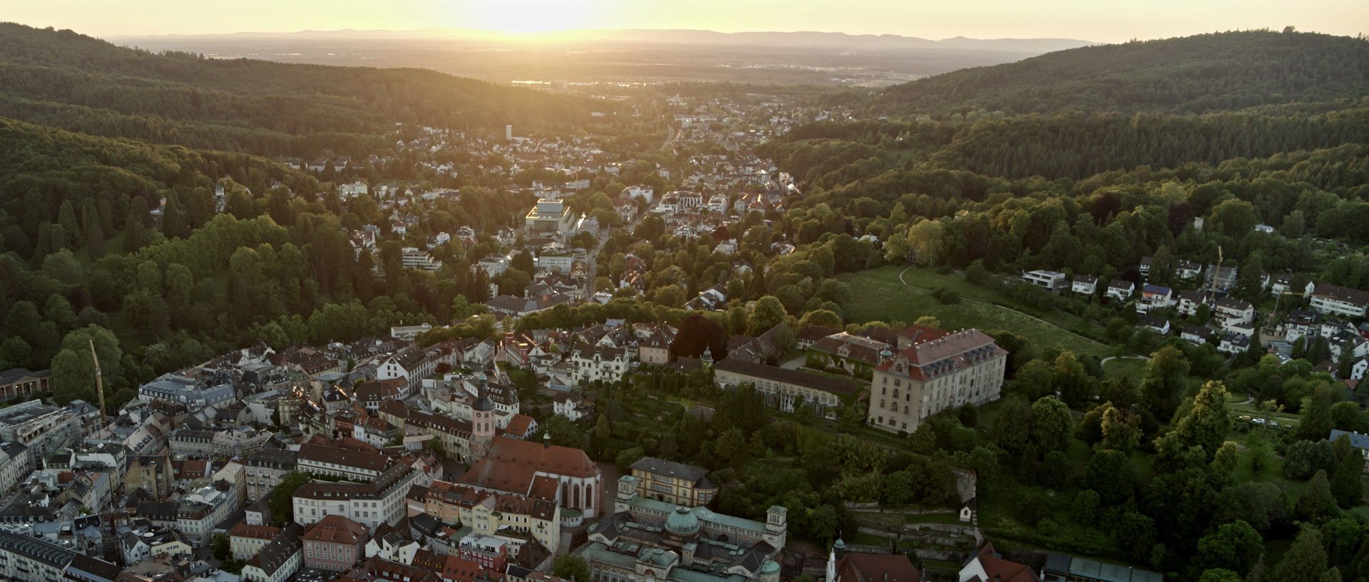 Luftaufnahme von Baden-Baden