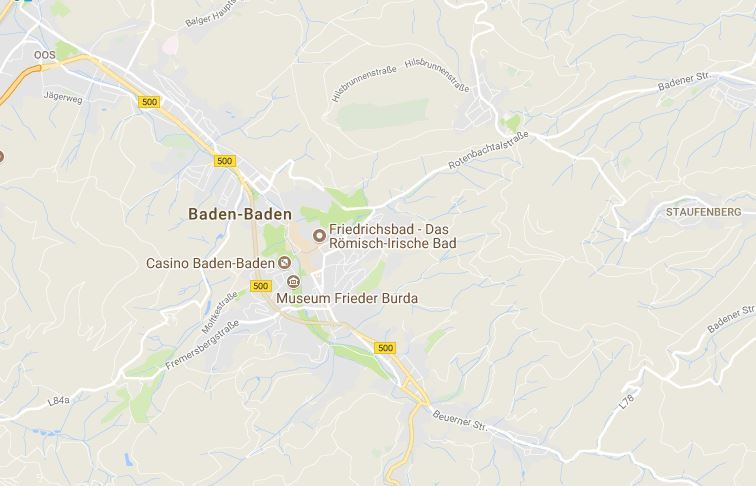 Karte Baden-Baden