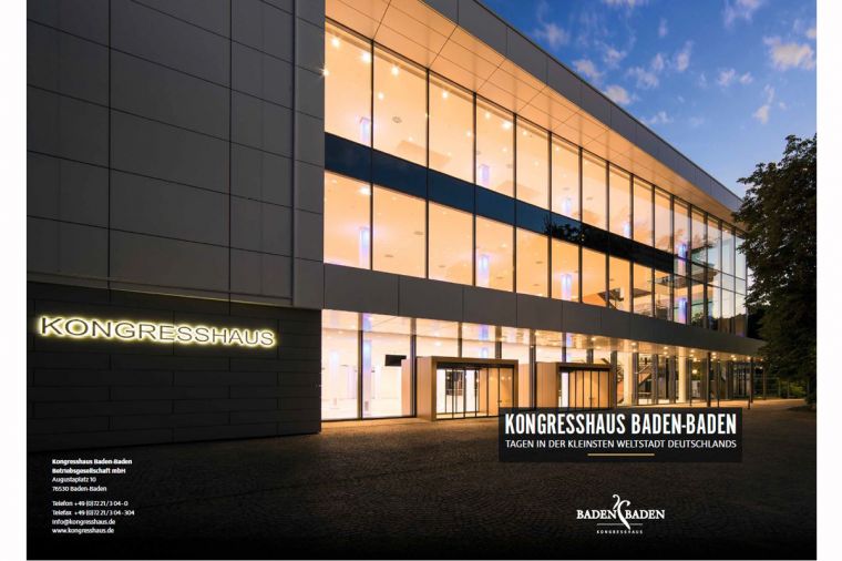 Kongresshaus Baden-Baden Broschüre